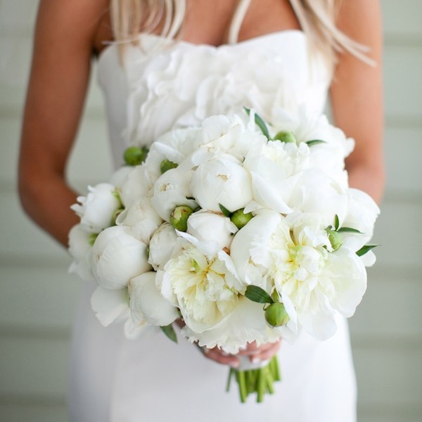 Hoa cưới màu trắng là loại phổ biến nhất hiện nay